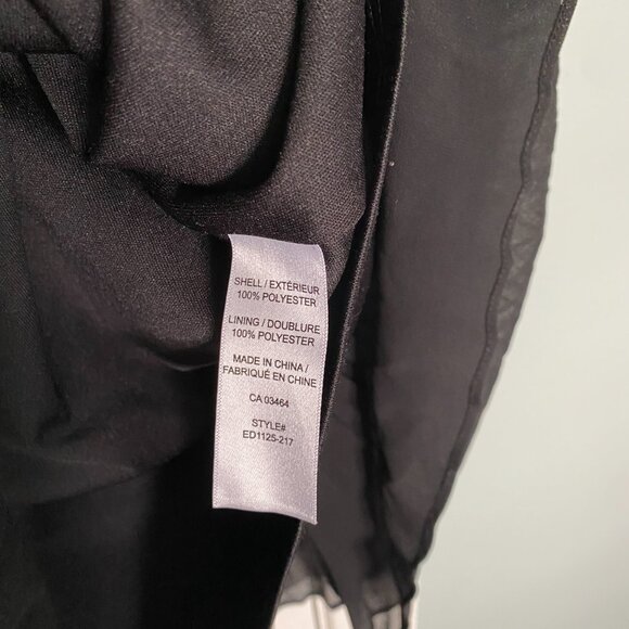 RICKI’S Black Pleated Midi Dress – Size 0 - Picture 2 of 5